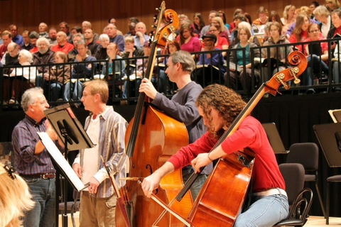 Rehearsal with Orchestra